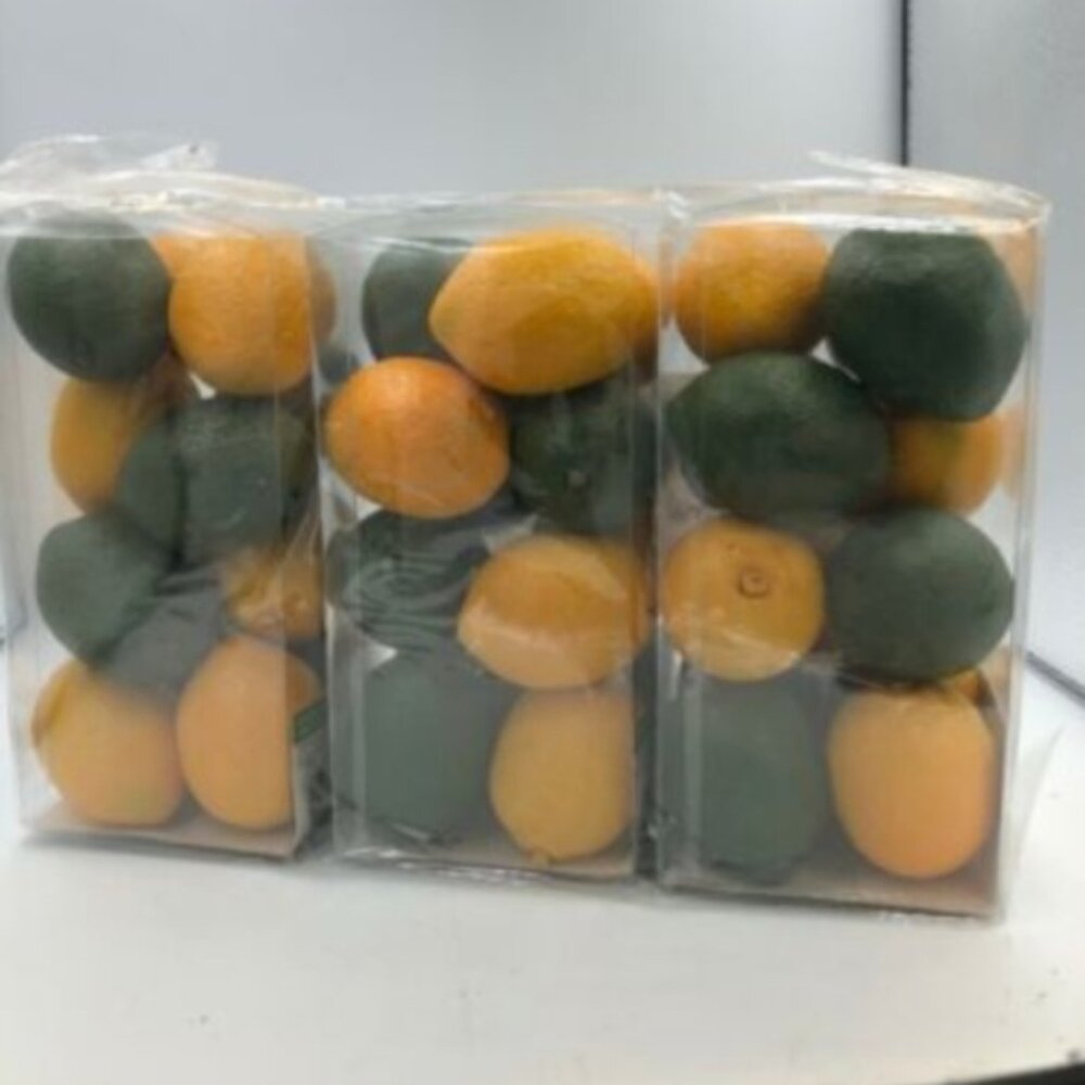 3 Pkg Design It Simple Decorative Fruit 13/Pkg Min